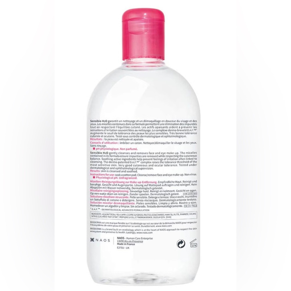 Bioderma Sensibio H2O Micellar Water - Picture 2 of 5
